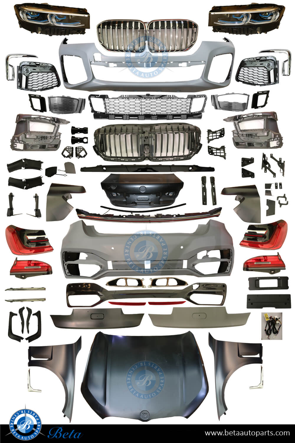 BMW 7 Series F02 (2009-2012), Body Kit Conversion Upgrade to G12 LCI M-Tek Look, China BMW 7 Series F02 (2009-2012), Body Kit Conversion Upgrade to G12 LCI M-Tek Look, China